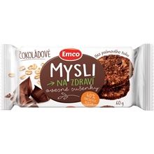 Ovesné sušenky Emco - čokoládové, 60g