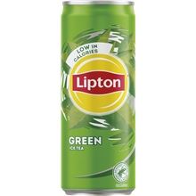 Ledový čaj Lipton -zelený, plech, 24x 0,33l