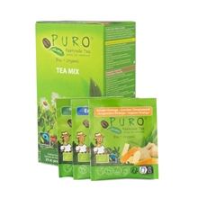 Mix čajů Puro - různé druhy, Fairtrade, Bio, 25x 1,5 g