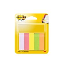 Značkovací bloček Post-it® - 15 x 50 mm, 5 barev