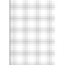 Papír, samostatné listy A3 - čtverečkované, 60g/m2, 200 listů