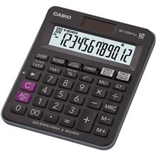 Stolní kalkulačka Casio MJ 120 D Plus - 12místný displej, černá