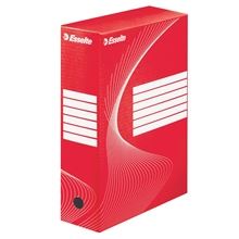 Archivační krabice Esselte VIVIDA - červená, 10 x 34,5 x 24,5 cm, 1 ks
