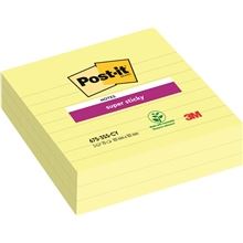 Samolepící bloček Post-it Super Sticky XL - 101 x 101 mm, žlutý, 70 lístků