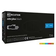 Rukavice Nitrylex black - nepudr., vel. M