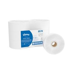 Toaletní papír jumbo KC Kleenex - 2vrstvý, bílý, 200 mm, 6 rolí