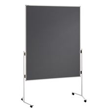 Reklamní tabule Franken - filcová, 150 x 120 cm, šedá