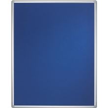 Mobilní dvojitá filcová nástěnka Franken Premium - 120 x 150 cm, modrá