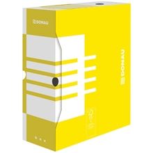 Archivační krabice Donau - A4, 12 cm, žlutá, 1ks