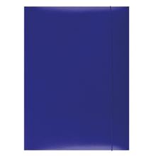 Papírové desky s gumičkou - A4, modré, 1 ks