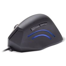 Ergonomická vertikální myš CONNECT IT FOR HEALTH Verti Wire BLACK - drátová