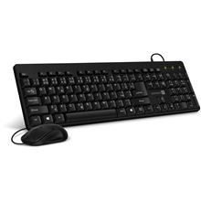 Drátový set klávesnice a myši CONNECT IT Combo SET CS40 BLACK - CZ + SK, černý