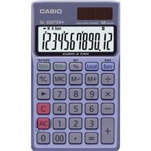 Kapesní kalkulačka Casio SL 320 TER+ - 12místný displej, modrá