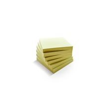 Samolepicí bloček v kostce Stick'n by Hopax FSC - 76 x 76 mm, 6 x 100 lístků, žluté