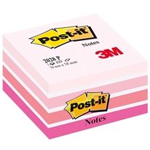Samolepící bloček Post-it - 76 x 76 mm, aquarelle růžová, 450 lístků