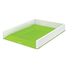 Zásuvka Leitz WOW - bílá/zelená
