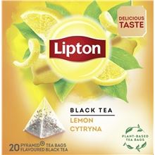 Černý čaj Lipton - s citronem, 20x 1,7 g