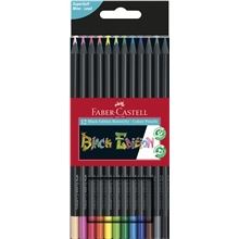 Pastelky Faber-Castell, Black Edition, sada 12 barev