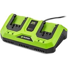 Duální rychlonabíjecí stanice FIELDMANN FDUZ 79110 - pro až 2 akumulátory 20V