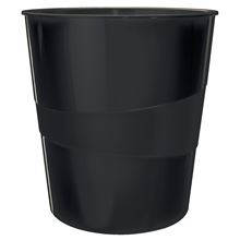 Odpadkový koš Leitz RECYCLE - plastový, 15 l, černý