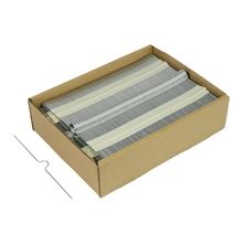 Háčky pro nástěnné kalendáře - předtvarované, 100 mm, stříbrné, 1 000 ks