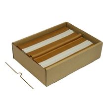 Háčky pro nástěnné kalendáře - předtvarované, 100 mm, zlaté antik, 1 000 ks
