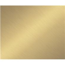 Hliníkový plech pro potisk - 108 x 160  mm, polomatně zlatý, 10 ks