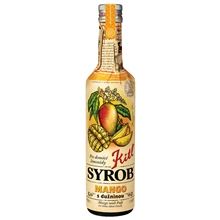 Mangový syrob Kitl, lahodný sirup vyrobený z mangové šťávy a dužniny, obsahující vysoký podíl ovocné složky a je neodolatelně šťavnatý