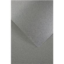 Kreativní papír A3 třpytivý  - 210 g/m2, stříbrný, 5 ks