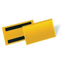 Magnetické kapsy - 150 x 67 mm, žluté, 50 ks
