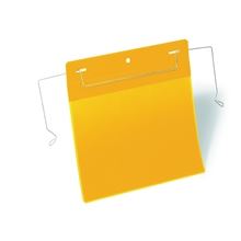 Závěsné kapsy s drátěným úchytem - A5, na šířku, žluté, 50 ks