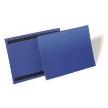 Magnetické kapsy - A4, modré, na šířku, 50 ks