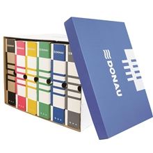 Archivační krabice Donau - kartonové, 36,3 x 54,5 x 31,7 cm, bílé, 5 ks