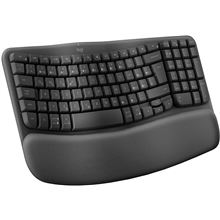 Bezdrátová klávesnice Logitech Ergo Series 920-012307 - CZ/SK, ergonomická, Bluetooth, šedá