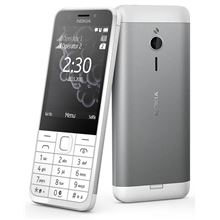 Nokia 230, Dual Sim, stříbrná (A00026951)