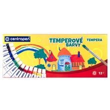 Temperové barvy Centropen - 12 ml, 12 ks