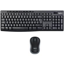Bezdrátový set klávesnice a myši Logitech MK270 - CZ, černý