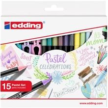 Dárková sada Edding Pastel Celebrations - sada 15 barev
