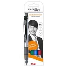 Gelový roller Pentel Energel BL77-4 - 4 ks, mix barev A,B,C,D