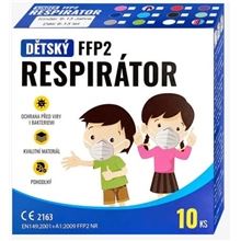 Dětský respirátor CRDLIGHT FFP2 NR - růžový