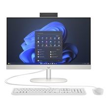 Počítač AiO HP ProOne 245 G10 - 23.8", AMD Ryzen 3, 8GB RAM, 512GB SSD, Win 11 Home, bílý/stříbrný