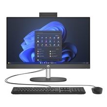 Počítač AiO HP ProOne 240 G10 - 23.8", Intel N, 8GB RAM, 256GB SSD, Win 11 Pro, bílý/stříbrný