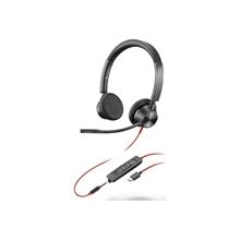 Náhlavní souprava Poly BW 3325 - kabelová, USB-C, 3,5 mm jack, certifikována pro Teams, černá