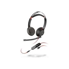 Náhlavní souprava Poly BW 5220 - kabelová, USB-C, 3,5 mm jack, certifikována pro Teams, černá