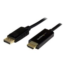 Video převodníkový kabel StarTech DisplayPort to HDMI converter cable - délka 2m, černý