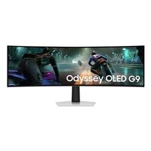 Herní monitor Samsung Odyssey OLED G9 - 49", OLED, DQHD, 5120x1440, stříbrný, zakřivený