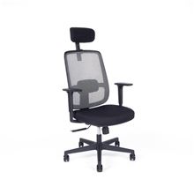 Kancelářská židle Canto SP - synchro, černá/šedá