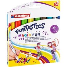 Dětské fixy Edding 13 Magic Fun - pro menší děti, sada 8 barev
