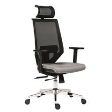 Kancelářská židle Edge - synchro, černá/šedá