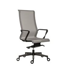 Kancelářská židle EPIC high - černá/šedá